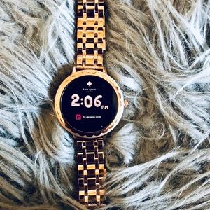 Kate spade smart watch rose gold scallop